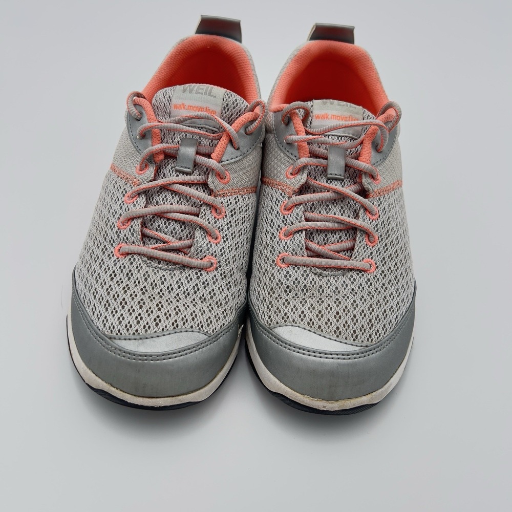 Dr. Andrew Weil Women's Rhythm SILVER Athletic Sneakers 1st Ray Flex  Sz 6 M